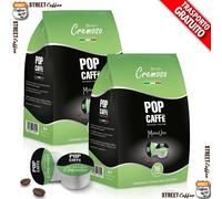 100 CAPSULE CAFFE POP Caffè 2 CREMOSO BLISTER COMPATIBILI UNOSYSTEM UNO SYSTEM