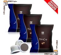 100 CAPSULE CIALDE CAFFE POP Caffè 2 CREMOSO MOKACUP COMPATIBILI DOMO TERMOZETA