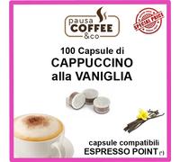 100 capsule cialde CAPPUCCINO alla VANIGLIA compatibile Lavazza ESPRESSO POINT