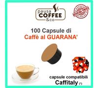 100 capsule cialde di CAFFE' AL GUARANA' compatibili CAFFITALY