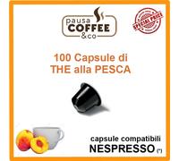 100 capsule cialde THE TE TÈ ALLA PESCA compatibili NESPRESSO