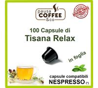 100 capsule cialde TISANA RELAX compatibili NESPRESSO