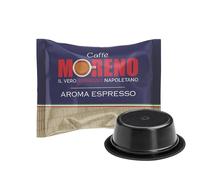 CAFFE’ MORENO - 100 Capsule Compatibili per Nespresso, Gusto Forte e Corposo, Aroma ESPRESSO BAR, Cialde Compatibili per Macchine ad Uso Domestico Nespresso* da 6,5g