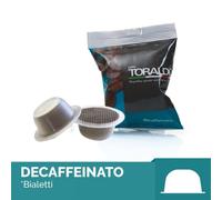 100 Capsule Bialetti Toraldo Miscela Decaffeinata (leggi Descrizione Per Compatibilita') - Toraldo