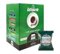100 capsule compatibili con Nespresso Gattopardo To.Da Caffè miscela DECAFFEINATO - compatibile con Macchina Espresso sistema Nespresso -