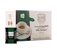 100 capsule compatibili con Uno System Gattopardo To.Da Caffè miscela DEK DECAFFEINATO - COMPATIBILI con UNO SYSTEM ILLY e KIMBO -
