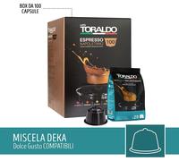 100 Capsule Compatibili Dolce Gusto Miscela Decaffeinata DEK Caffè Toraldo