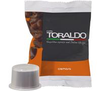 CAFFÈ TORALDO | Compatibile Fior Fiore* | Caffè Selezionato, Tostato e Torrefatto in Italia | Eccellenza del Caffè Napoletano (100 unità, Miscela Cremosa)