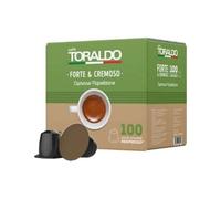 100 Capsule Compatibili Nespresso Caffè Toraldo Miscela Forte & Cremoso