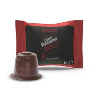 100 Capsule Compostabili Caffe Vergnano Cremoso Compatibili con Nespresso