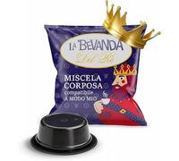 100 Capsule La Bevanda Del Re - Compatibili A Modo Mio - Miscela Corposo