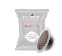 100 Capsule Lollo Caffè compatibili BIALETTI Miscela ARGENTO