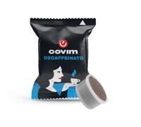 Covim Caffè - Capsule di Caffè Decaffeinato, 100 Capsule Monodose Intensità 6, Compatibili con Lavazza Espresso Point, Espresso Dolce e Cremoso con Aromi di Cereali e Malto
