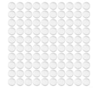 100 capsule per monete da 16 mm, in plastica trasparente, contenitori ermetici per monete rotonde con scanalatura per protezione dall'ossidazione
