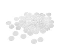 100 capsule per monete in scatola, colore trasparente, 18 mm
