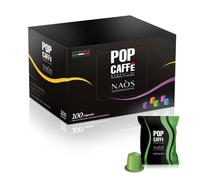 100 Capsule Pop Caffè Compatibili Nespresso Naos Miscela 2 Cremoso