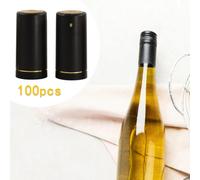 100 capsule termoretraibili in PVC con linguetta a strappo, manicotti