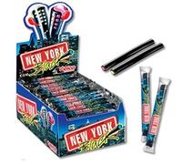 100 CARAMELLE GOMMOSE RIPIENE NEW YORK BLACK GUSTO LIQUIRIZIA