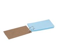 100 cartoncini da 3 x 5 pollici colorati con linee e anello, a righe su entrambi i lati, stabili per l'apprendimento, per la scuola e la preparazione degli esami