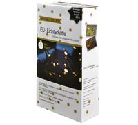 100 Catena Luminosa LED Bianco Caldo con Timer Illuminazione Esterna