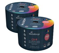 100 CD-R MediaRange MR208 Fullsurface Print 700MB 80 Min 52X
