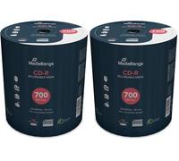 100 CD-R vergini Mediarange da 700MB, 80Min (Confezione da 2)
