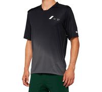 100% Celium Maglia da bicicletta a maniche corte, nero/grigio, Taglia M