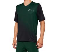100% Celium Maglia da bicicletta a maniche corte, nero-verde, taglia XL per maschi