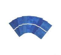 100 celle solari da 0,5 V, efficienza del 21,5% per i modelli | Dimensioni 39x19mm, potenza 0.13W, finitura blu, design leggero, facile da saldare per array personalizzati