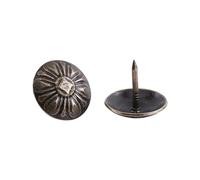 100 chiodi vintage per tappezzeria, 6 x 14 mm, targhette in metallo color bronzo, per mobili, divani, scarpe, porte, decorativi, per gli appassionati del fai da te, divani, porte, (Green 16 * 15mm)