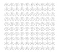 100 Chiusure per orecchie in silicone Comodi orecchini a bottone posteriori Orecchini Tappi pratici Elementi fissaggio Accessori Stabilizzatori per orecchini