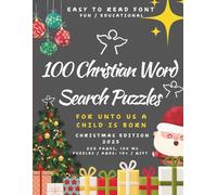 100 Christian Word Search Puzzles: Christmas Edition