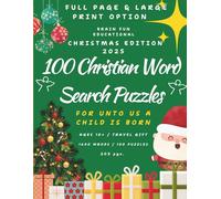 100 Christian Word Search Puzzles: For unto us a child is born