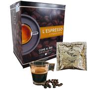 100 Cialde Caffè Filtro Carta ESE 44 MM Queen Coffee Miscela Decisa