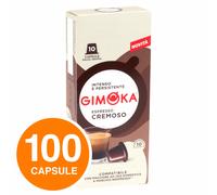 100 Cialde Caffè Gimoka Caffe CREMOSO Capsule Espresso Compatibili NESPRESSO•