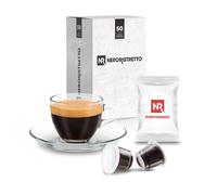 100 Cialde Capsule Caffè Compatibili Nespresso Miscela Fortissimo Neroristretto
