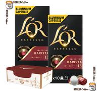 50 Cialde Capsule alluminio Caffè L'OR Compatibili Nespresso Barista Selection