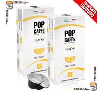 100 Cialde Capsule Caffè POP Compatibili Nespresso Miscela The al Limone gratis