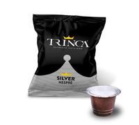 100 Cialde Capsule Compatibile Nespresso Caffè Trinca Silver Gratis