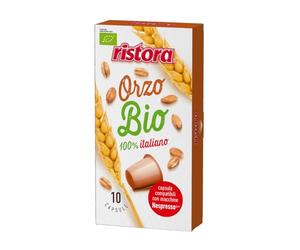 100 Cialde Capsule Compatibili Nespresso Ristora Orzo Biologico Originali