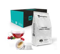 100 Cialde Capsule Tisana Frutti Rossi Compatibili Lavazza A Modo Mio