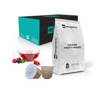 100 Cialde Capsule Tisana Frutti Rossi Compatibili Nespresso Neroristretto