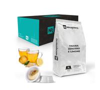 100 Cialde Capsule Tisana Zenzero Limone Compatibili Lavazza A Modo Mio