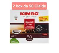 100 Cialde Di Caffè Kibo Macinato Fresco Formula Bar Intensità 11/13 2 Box DA 50