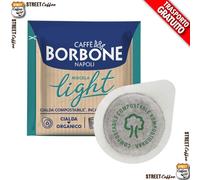50 Cialde BORBONE LIGHT miscela 50% Blu, 50% Dek - Compostabili