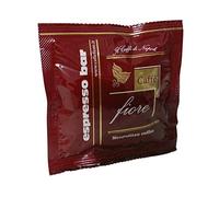 100 Cialde ESE Caffè fiore Espresso Bar miscela Intensa e Cremosa di Qualità Superiore classica Napoletana