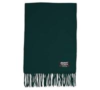 100% Climaxsoft® - Sciarpa da uomo (morbida come cashmere), profotta in Germania, a tinta unita o a quadretti, 180 x 30 cm, verde scuro