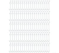 100 clip a gancio per pomodoro, design con fibbia fissa per supporto per piante di pomodoro, materiale plastico PP per prevenire la rottura dello stelo e mantenere una crescita sana (13 cm (16 cm (100
