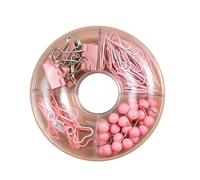 100 Clip Carta Pust Set Ripieno Pin Per Perni Legante Tacks Raccoglitore Uffici Cartoleria Dimensioni Assortite Percorso Viaggi