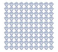 100 clip di carta innovative Cute Small Palm Shape Reusable Mini Metal Paperclips for Office School Home Durable Resistant Electroplated Office Supplies Christmas Gifts (Blue)